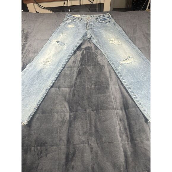 Abercrombie & Fitch Other - Abercrombie &‎ Fitch Jeans Men 32x34 Kilburn Low Rise Boot Button Fly Distressed